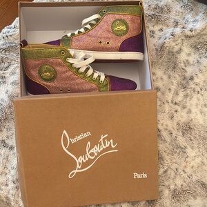 Y2K Christian Louboutin Multicolor High-Top Sneakers